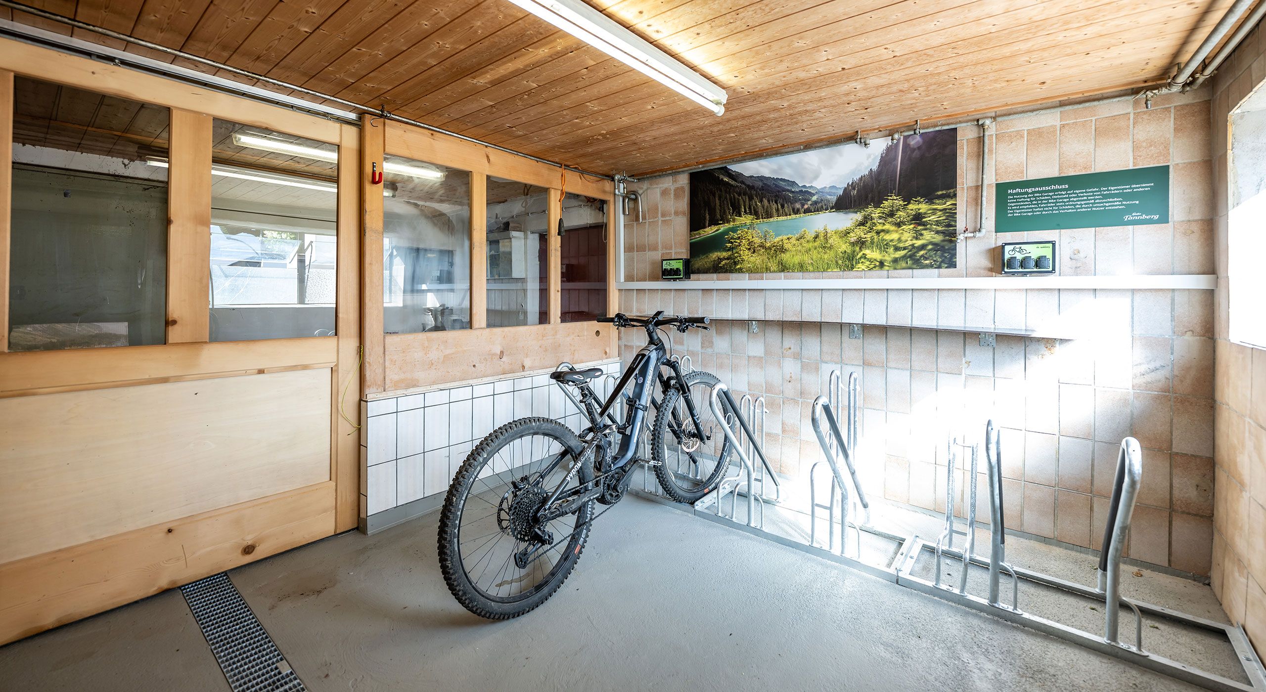 Fahrrad in der BikeGarage